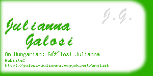 julianna galosi business card